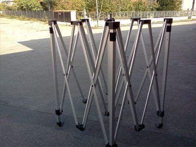 struttura per coperture in pvc