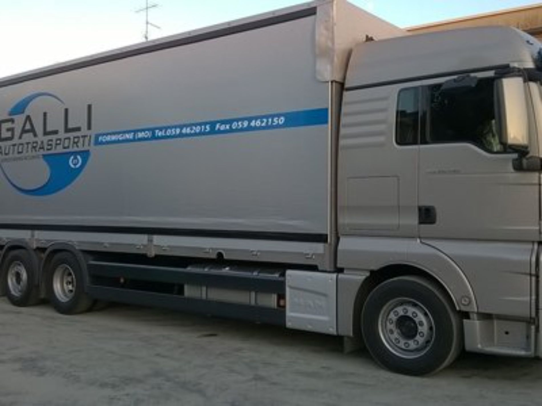 telone in pvc con logo per camion