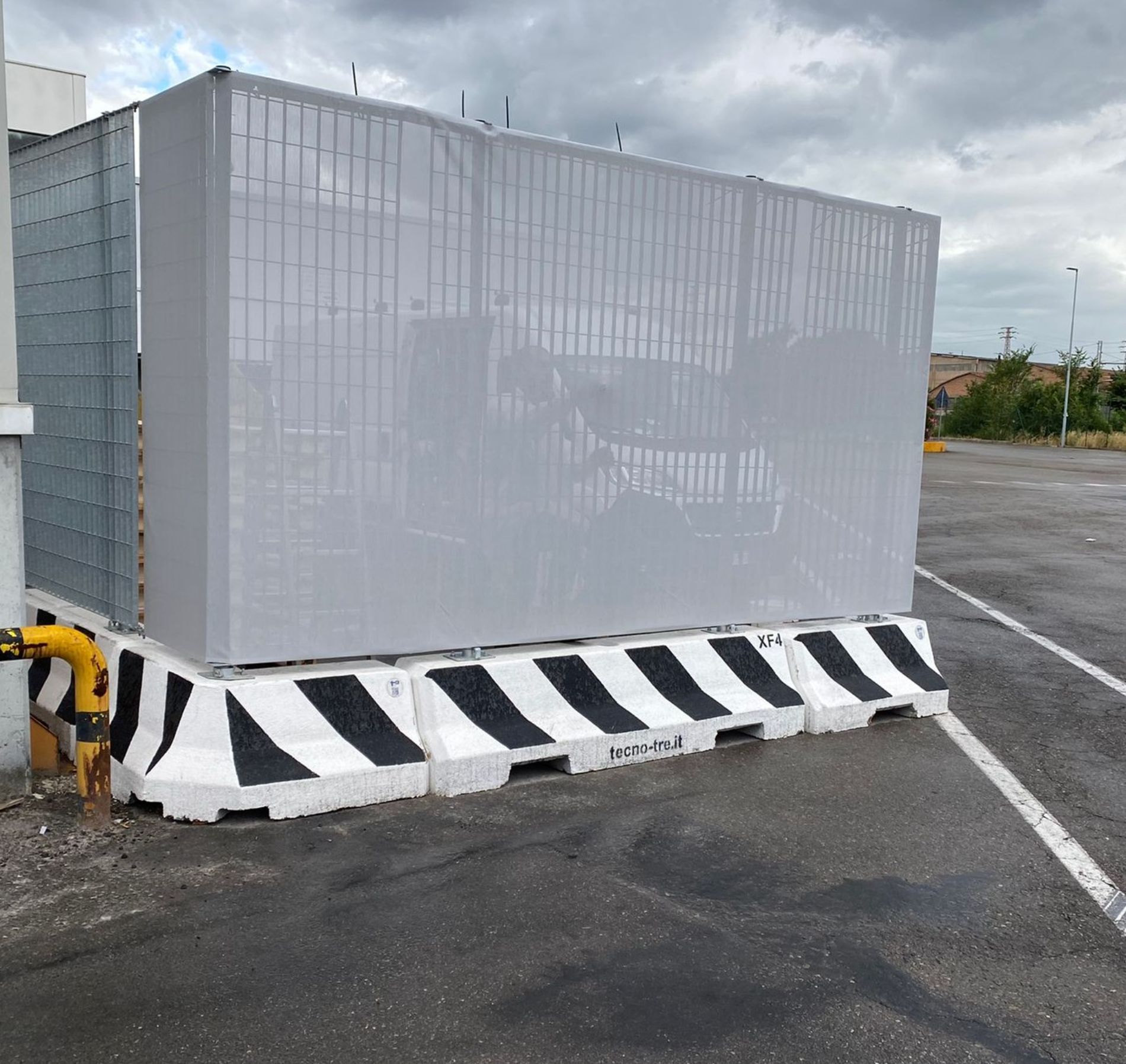 copertura in pvc per cantiere