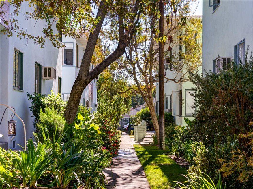Outdoor walking path at Chase Knolls Apartments