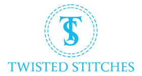 custom embroidery twisted stiches logo