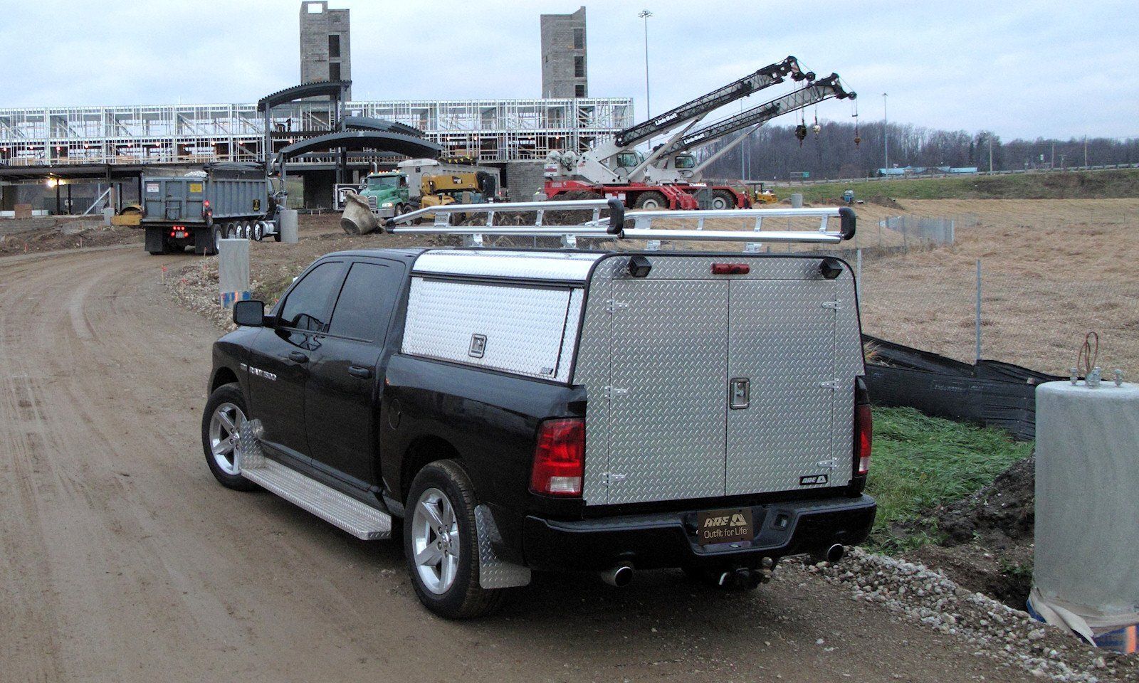 Commercial canopies at J & R Canopies & Truck Accessories in Bend, Oregon