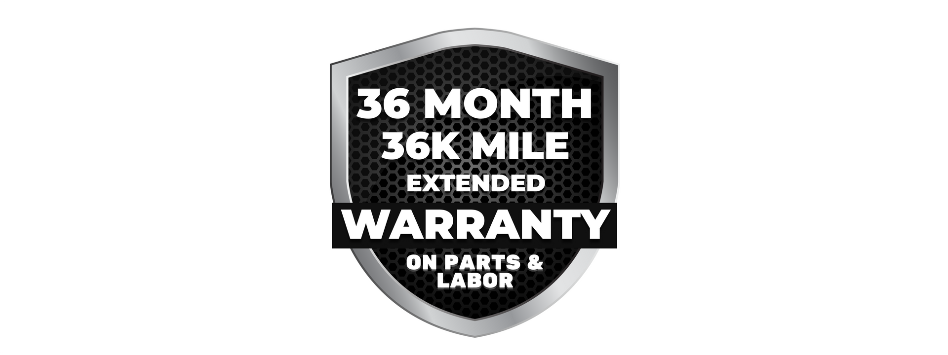 36 Month 36K Mile Warranty Logo Logo | Texas Complete Truck Center