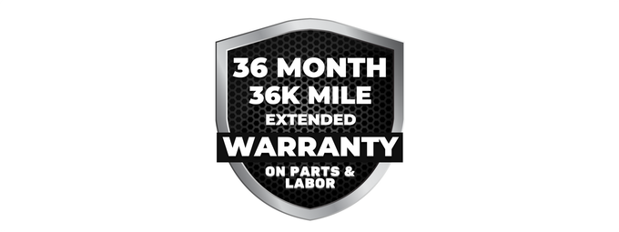 36 Month 36K Mile Warranty Logo Logo | Texas Complete Truck Center