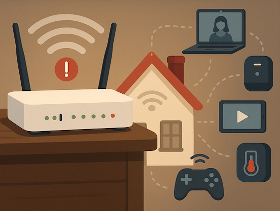Home Wi-Fi router struggling with multiple devices