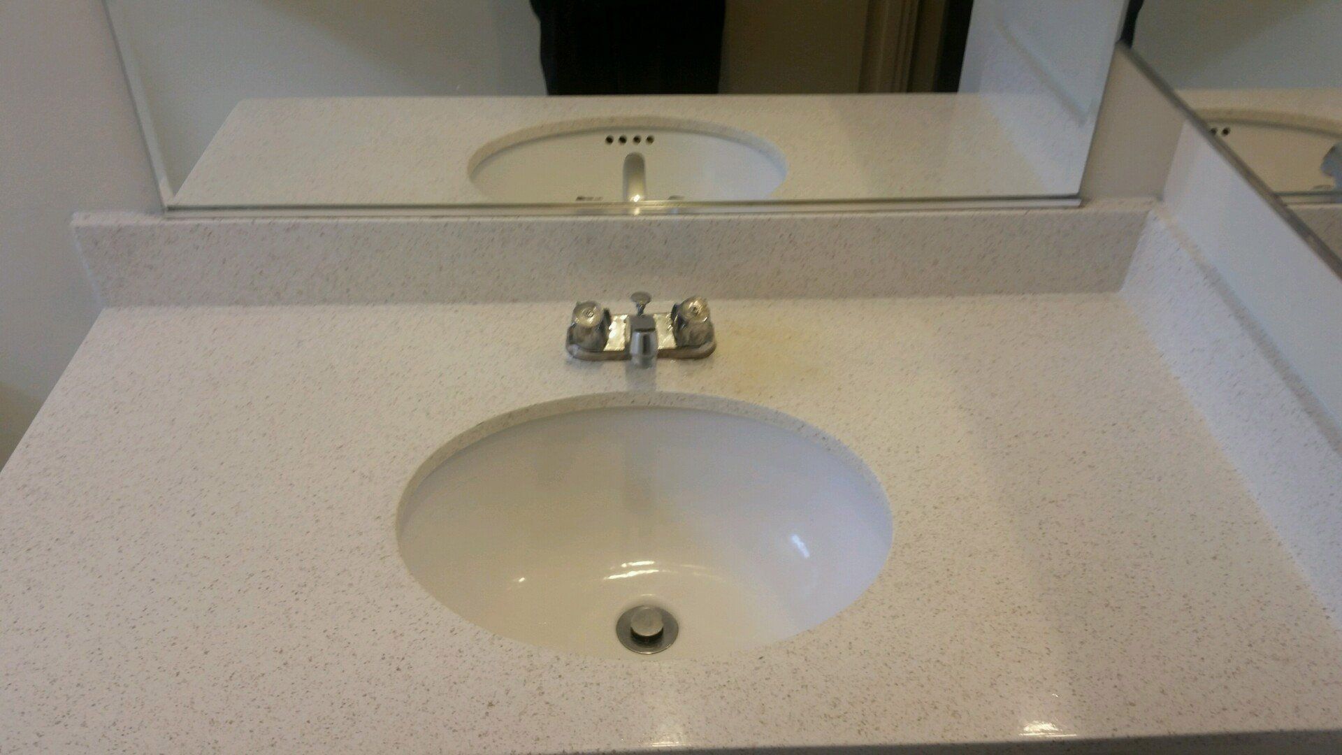 After Bathroom Sink Cleaning — Yucaipa, CA — Sunshine Janitorial Service