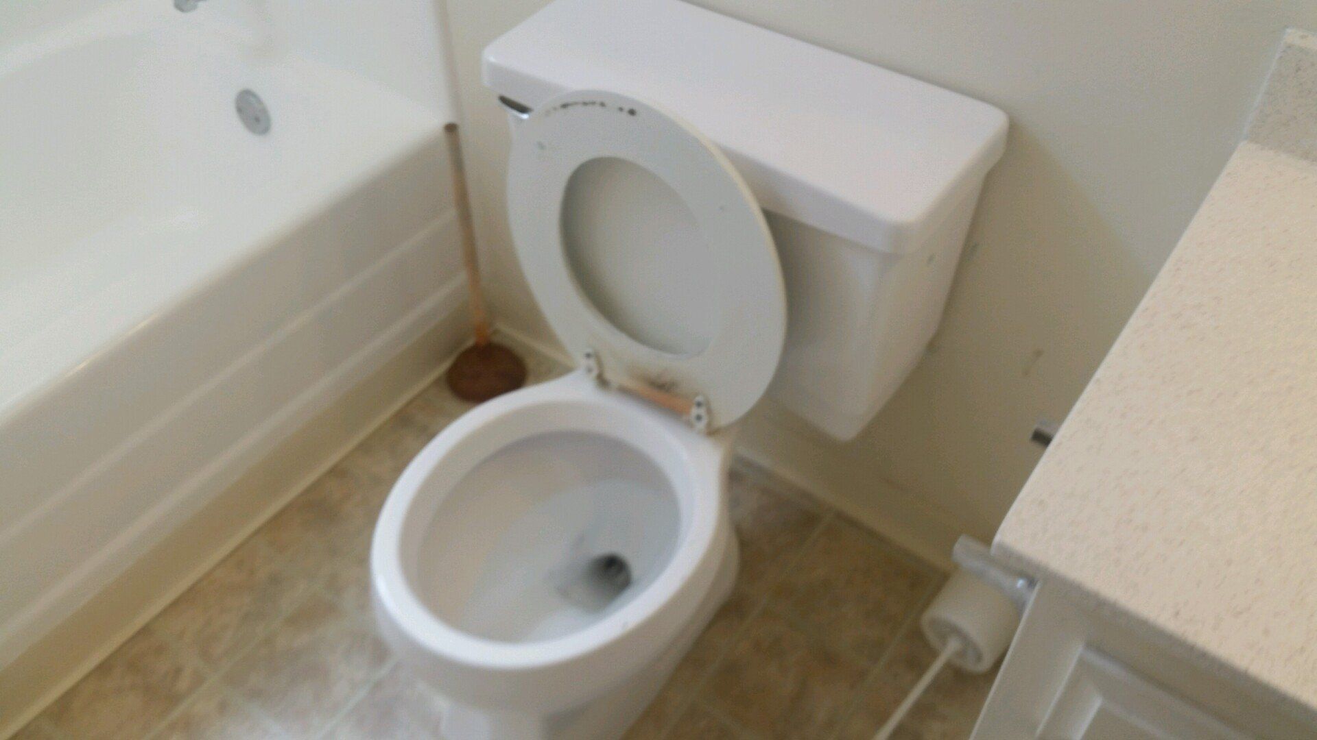 After Toilet Cleaning — Yucaipa, CA — Sunshine Janitorial Service