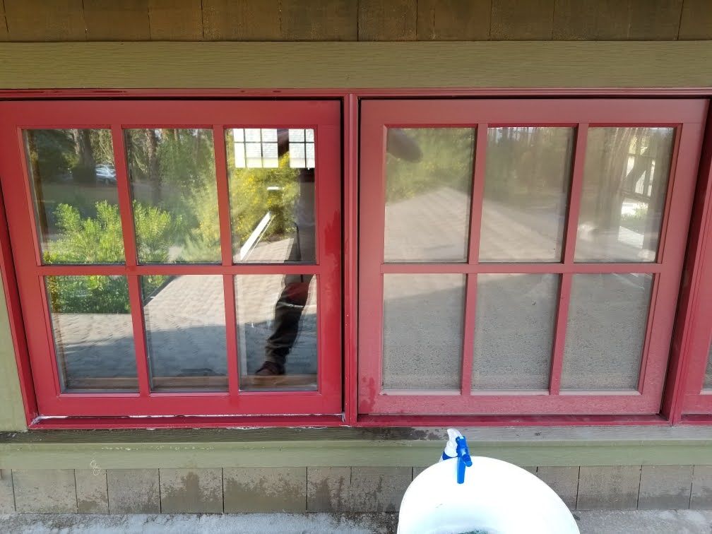 Washing the House Window — Yucaipa, CA — Sunshine Janitorial Service