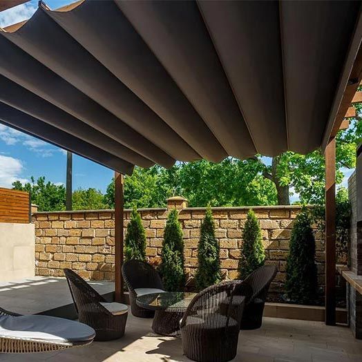 toldos retráctiles, toldos San Miguel de Allende, protección solar, terraza exterior