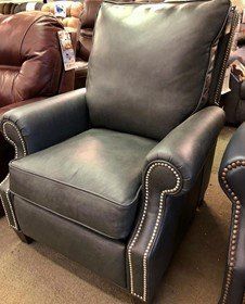 Black Leather Sofa — Rocky Mount, NC — Viverette Furniture Inc