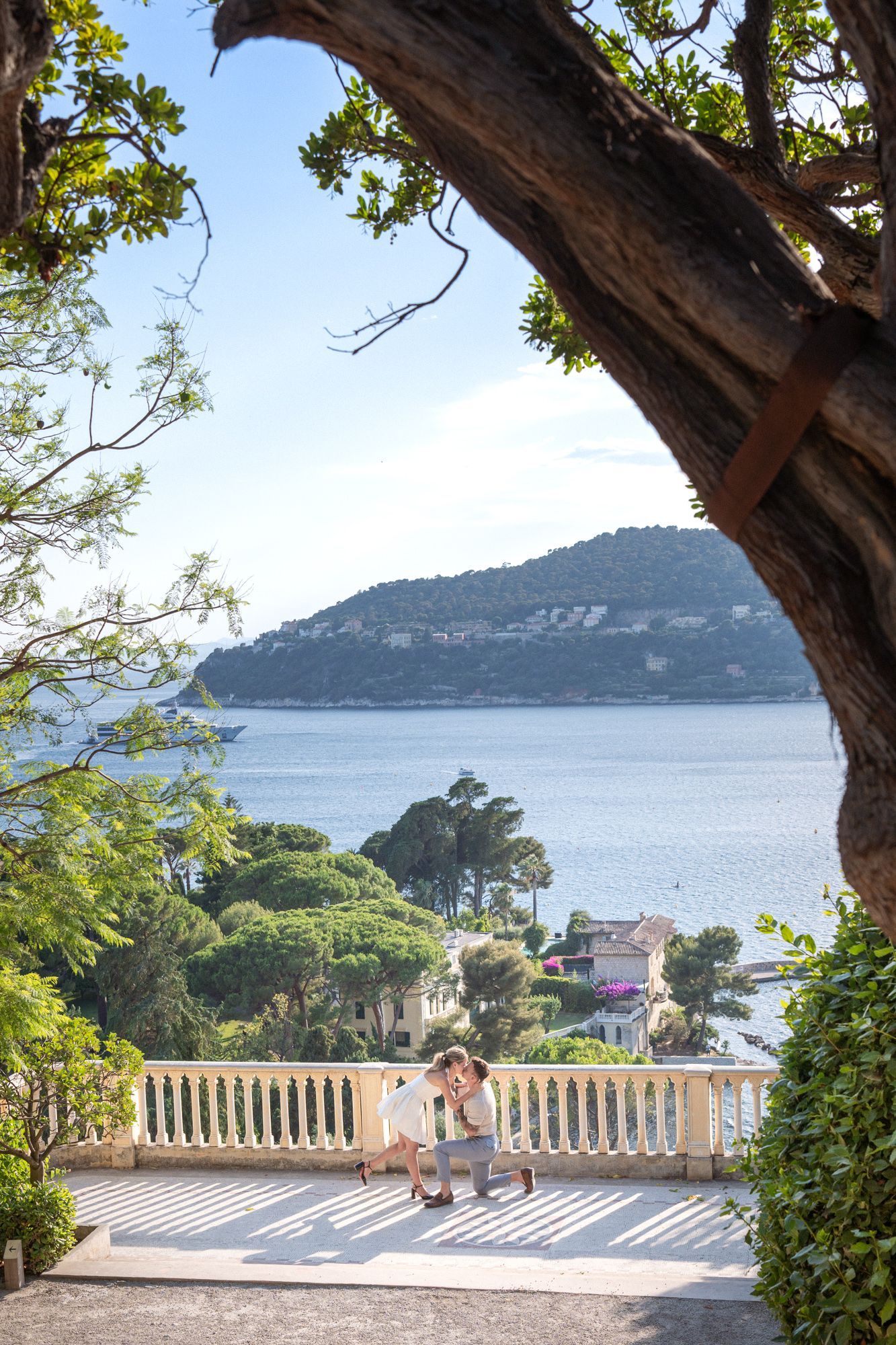 South of France proposal location at Villa Ephrussi de Rothschild.