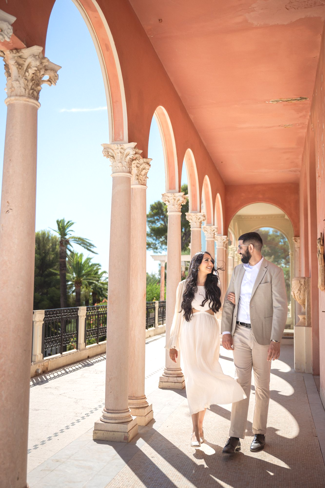 An engagement photoshoot on the French Riviera.