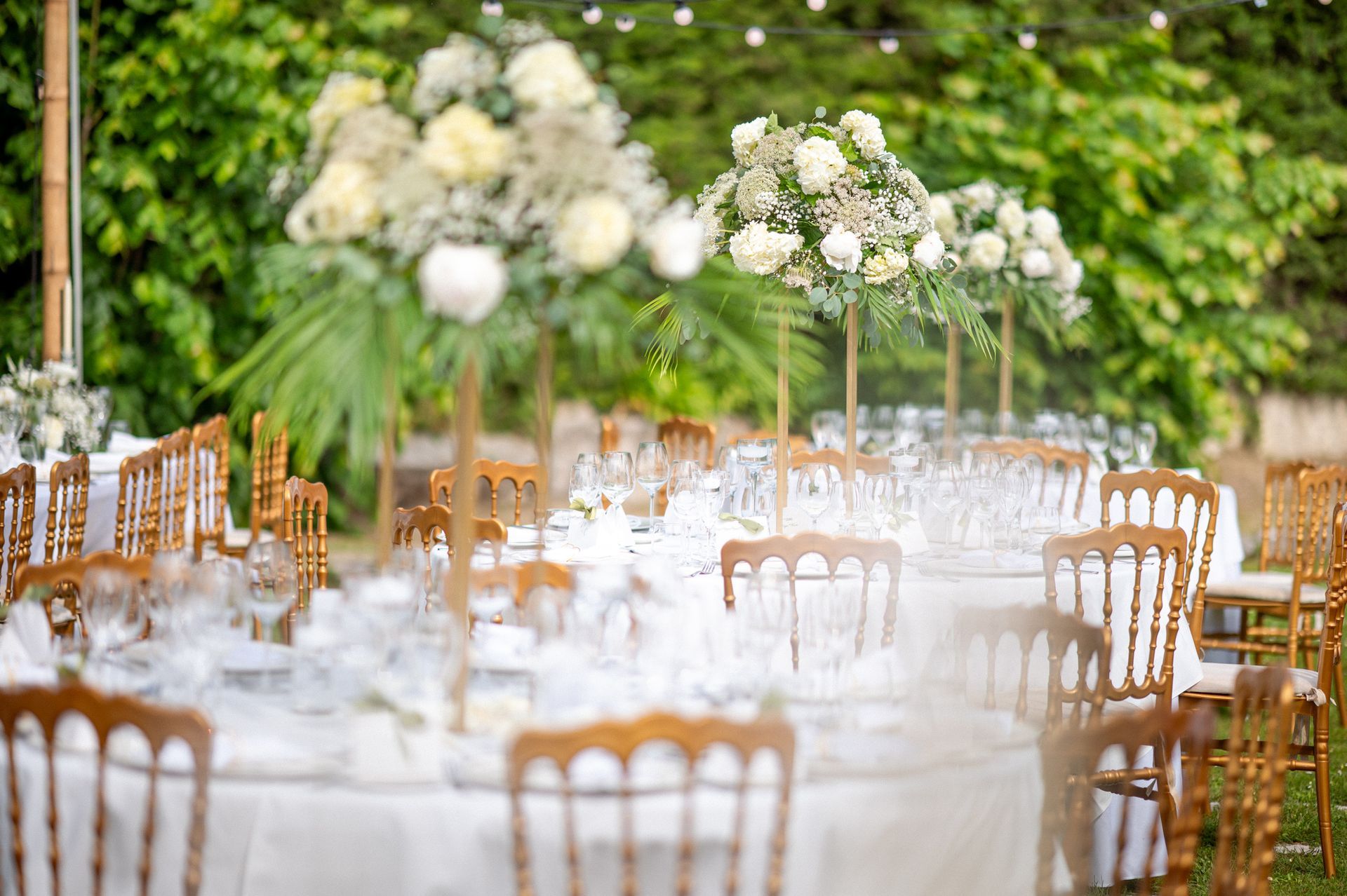 Décorations de table au lieu de réception Le Mas Baïeta près de Saint-Paul-de-Vence
