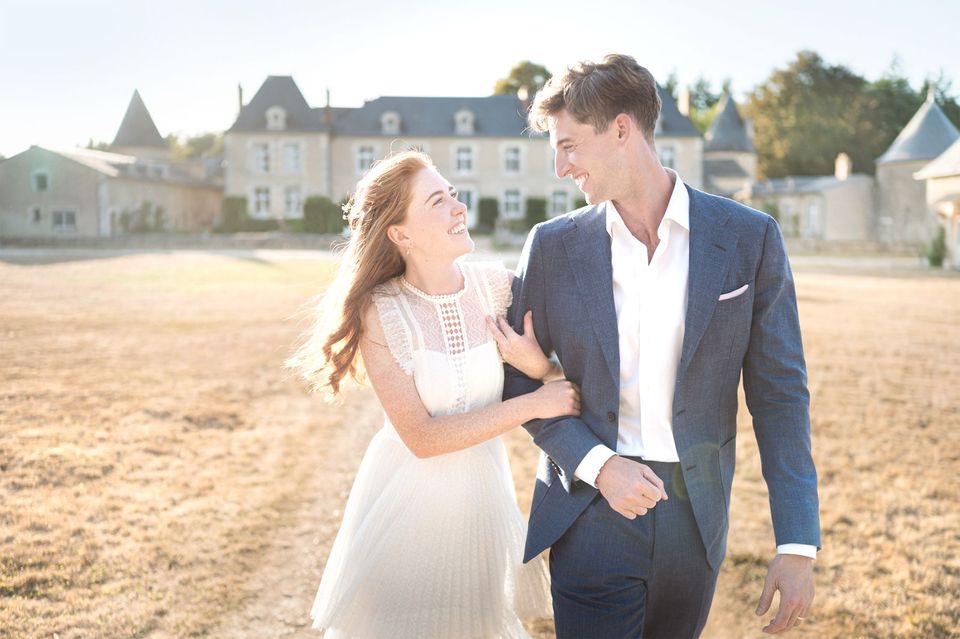 Natural wedding photography with no posing at a French Chateau in the South of France.