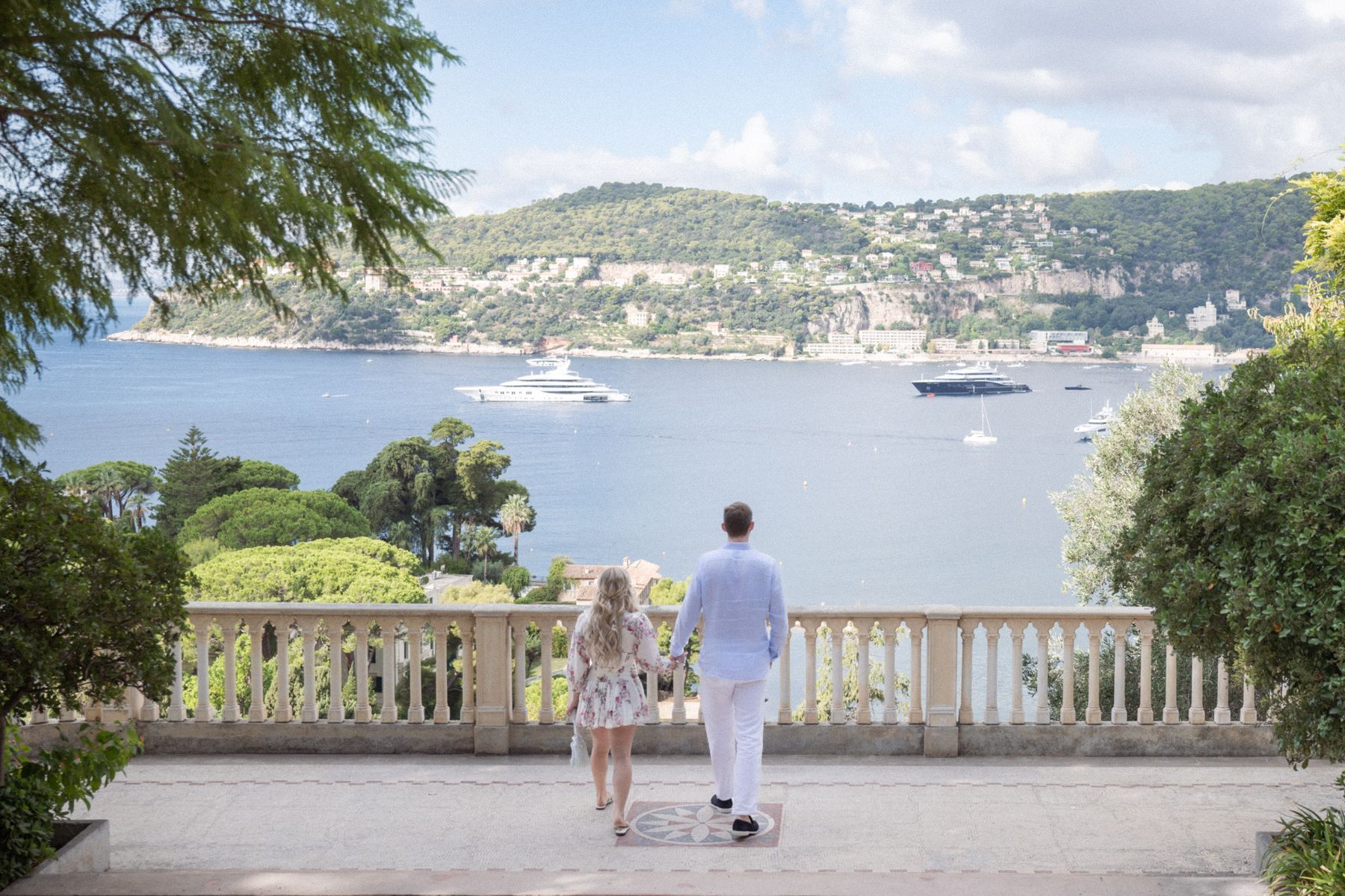 The Florantine Terrace at Villa Ephrussi on the French Riviera