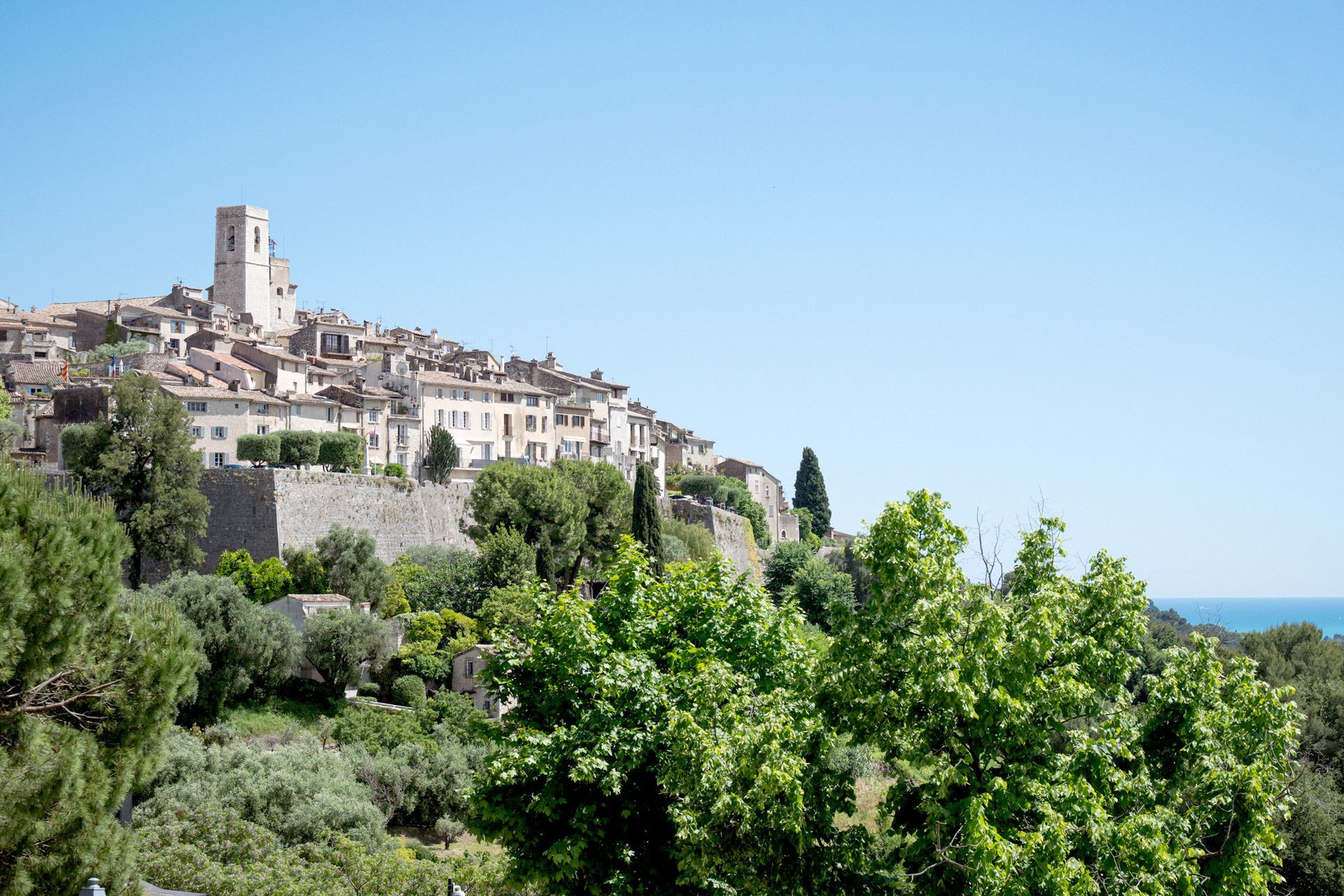 Photo extérieure de Saint-Paul-de-Vence sur la Côte d'Azur