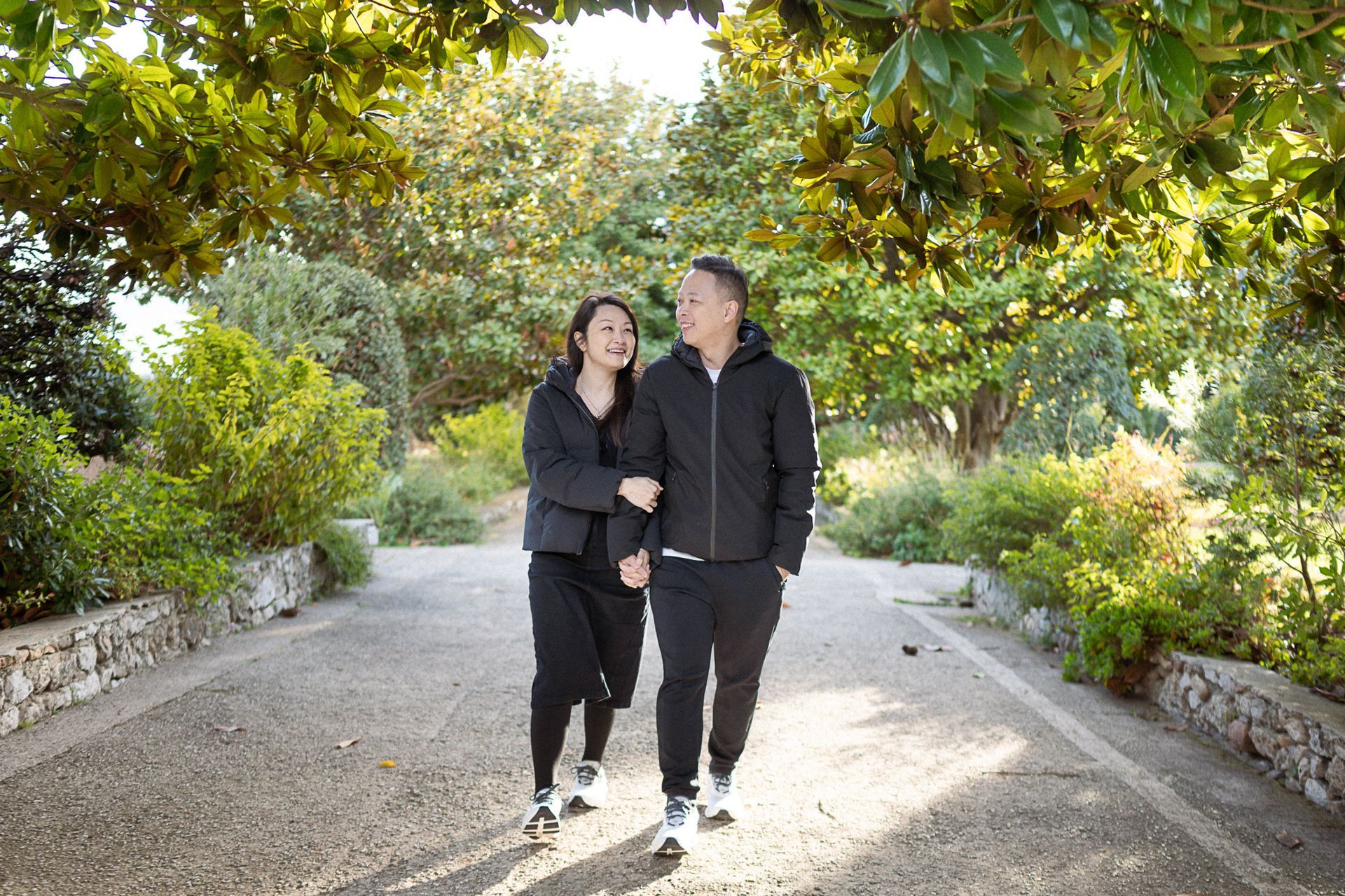 Couple photography at the Monastère de Cimiez in Nice