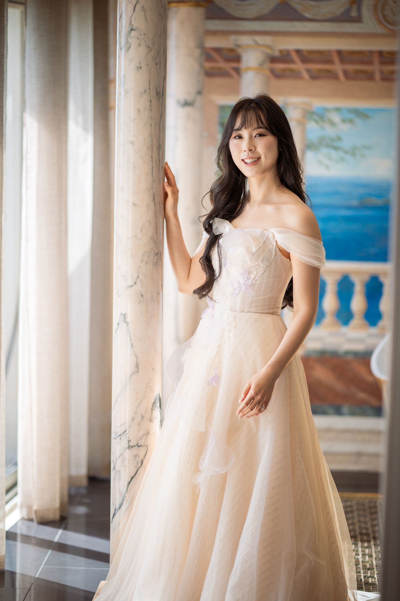 A portrait taken inside the Panoramic Suite at the Chevre d'Or.