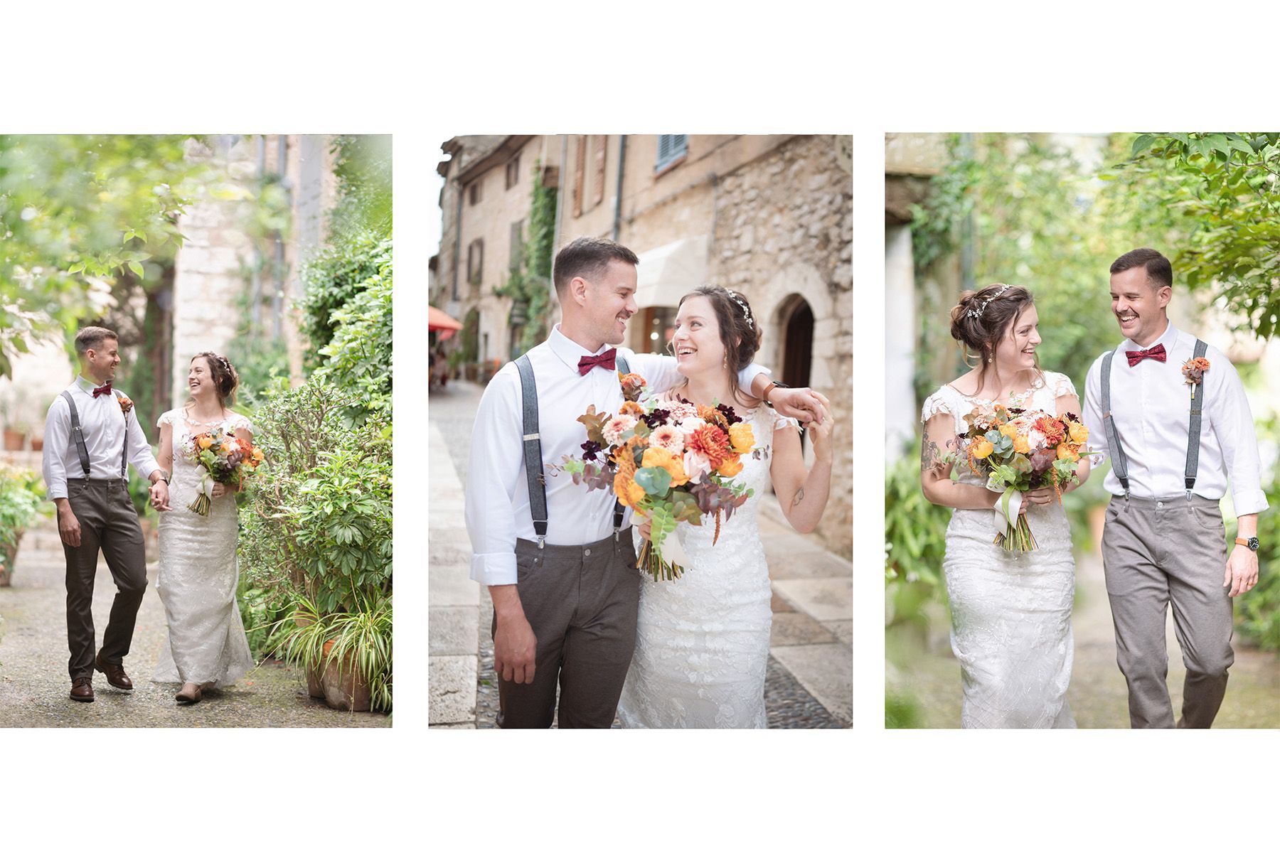 Natural, relaxed wedding photography in the South of France