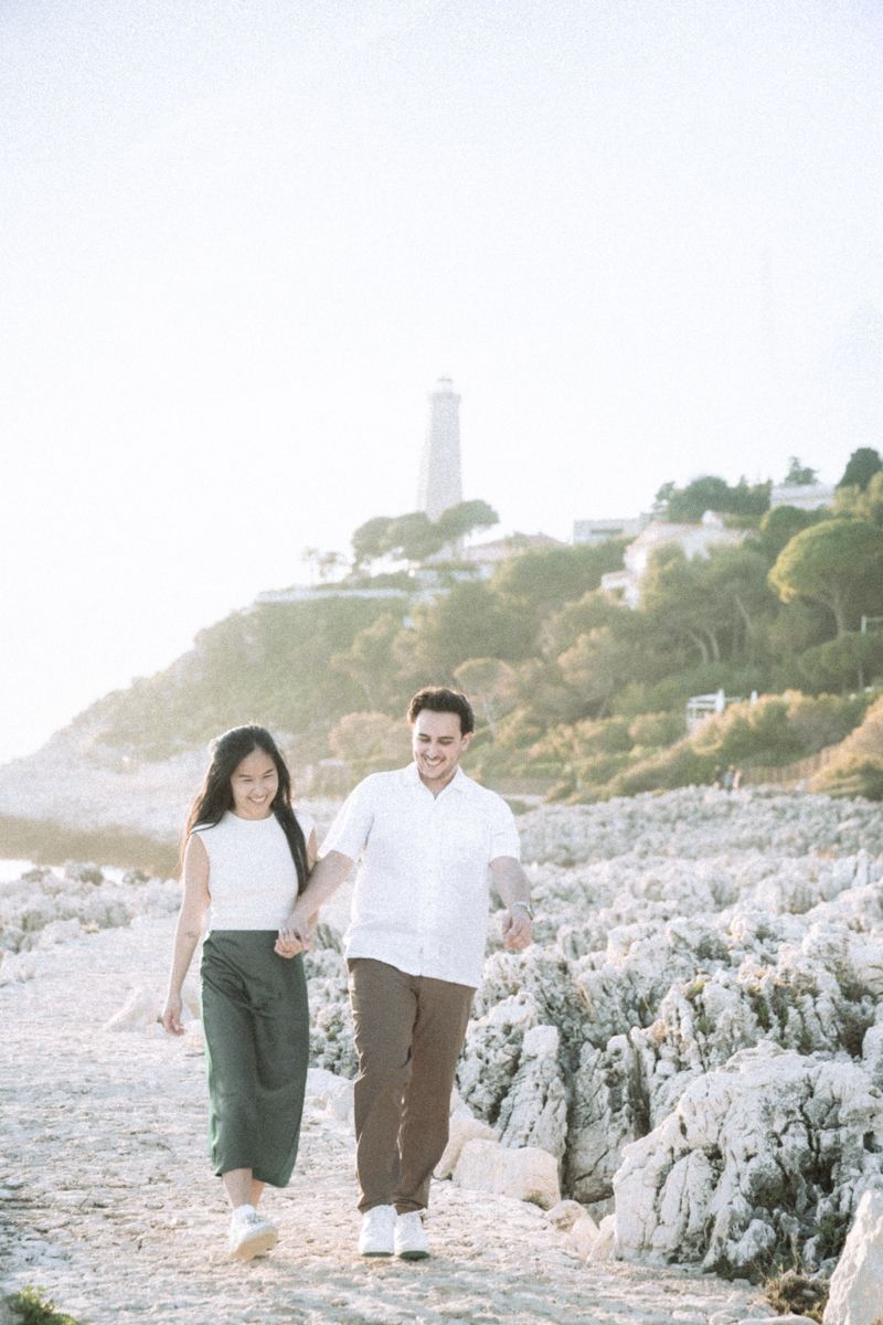 engagement photoshoot on the French Riviera