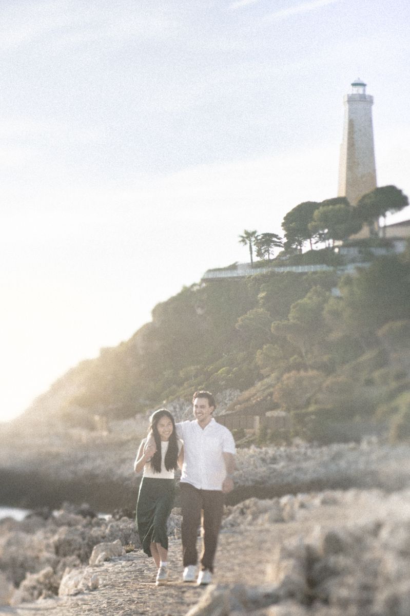 engagement photography on the French Riviera