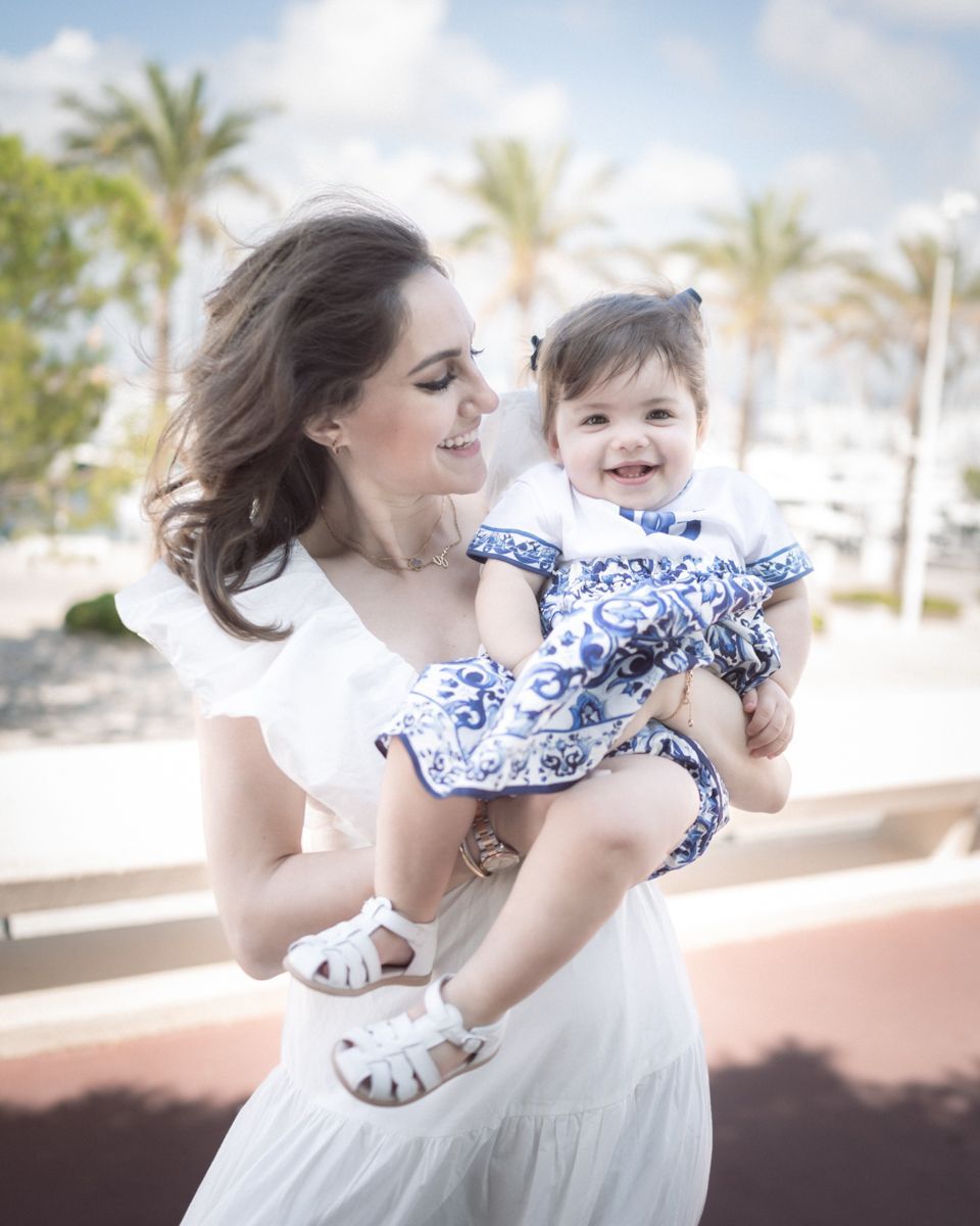 portrait of mum with young daughter