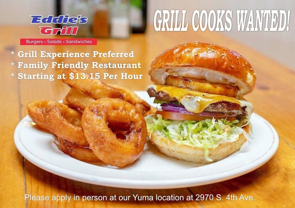 Grill Cooks Wanted - Yuma, AZ