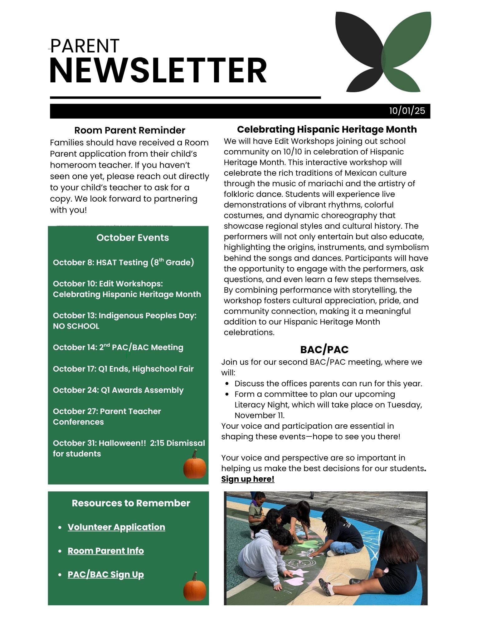 A poster that says clase 2025 fechas para recordar