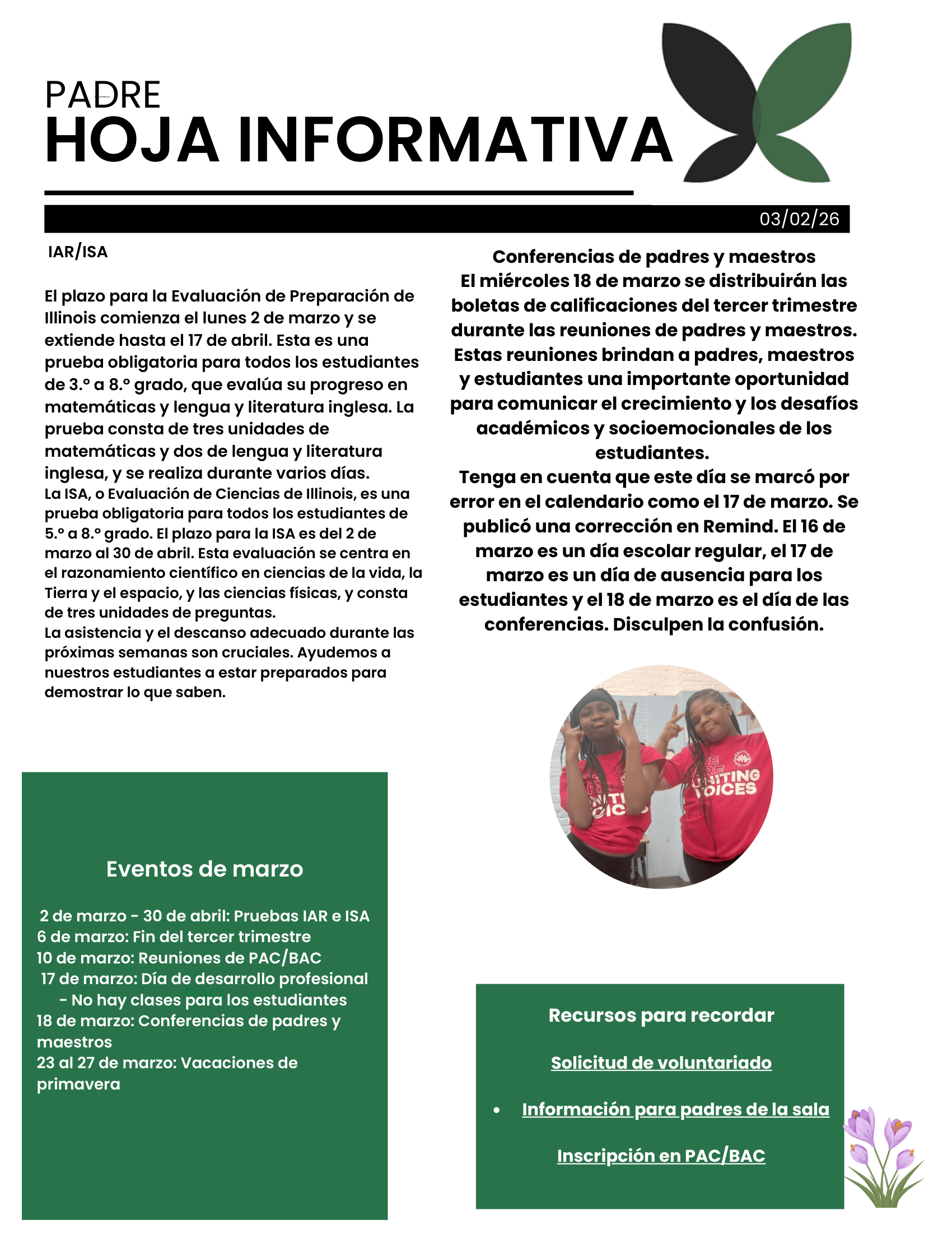 A poster that says clase 2025 fechas para recordar