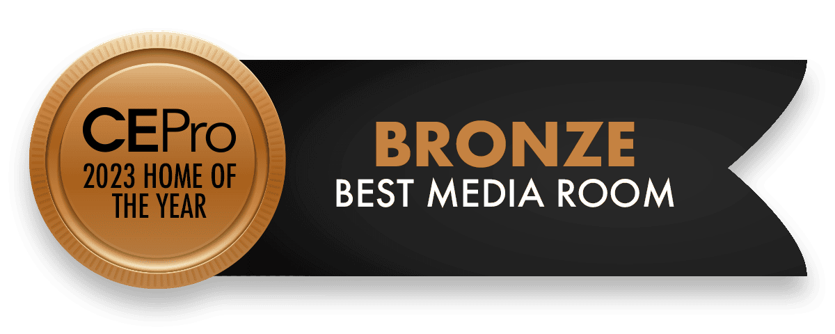 CEPro Bronze Award Winner: Best Media Room