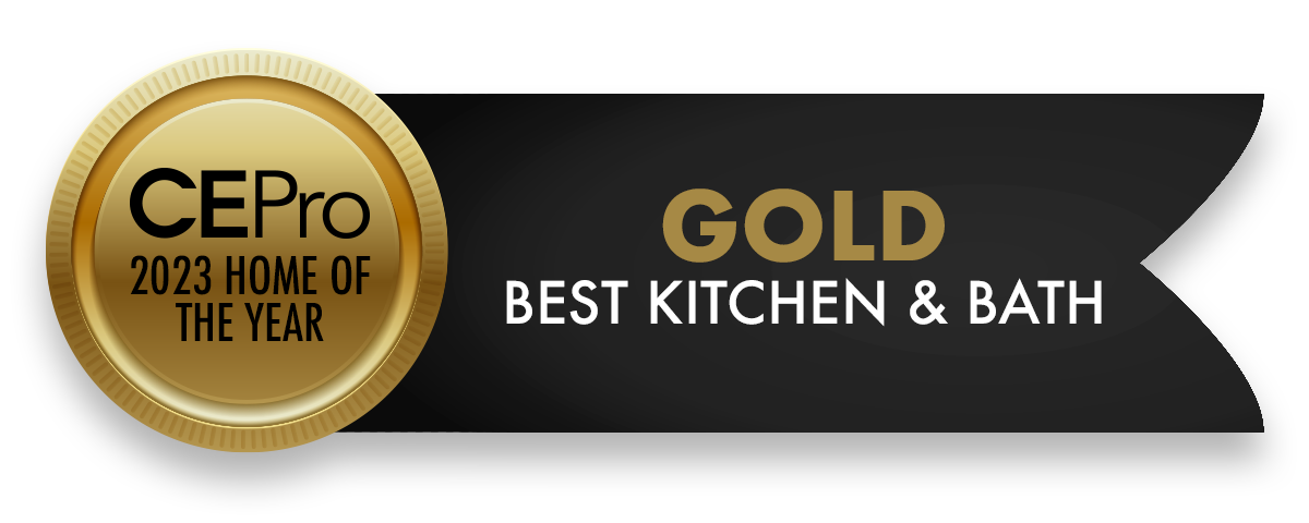 CEPro Gold Award Winner: Best Kitchen & Bath