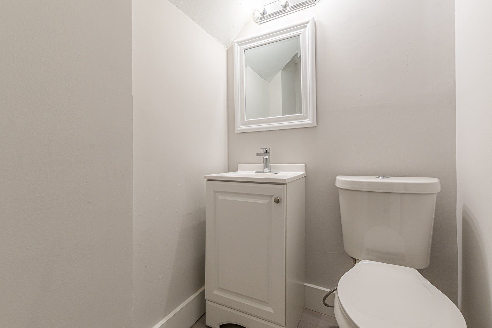 Interior bathroom with toilet
