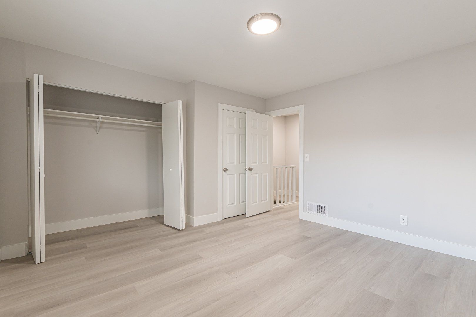 room with closet space