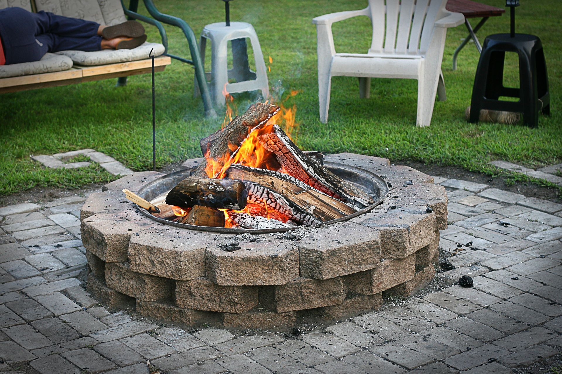 Outdoor Space with Fire Pit