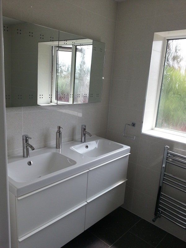 Fully fitted bathroom suites