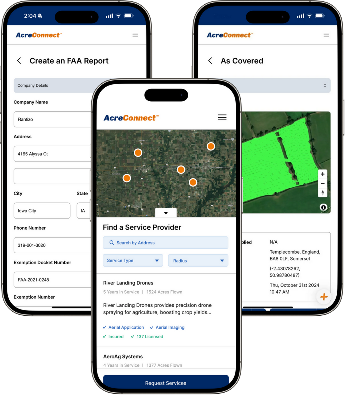 AcreConnect software