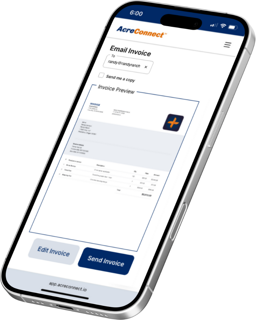 AcreConnect invoice