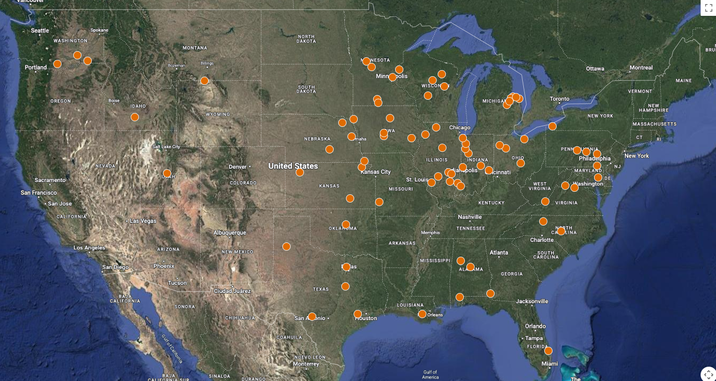 Service Provider Map