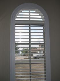 Arch Top Shutters — Oxnard, CA — Woodcraft Shutters