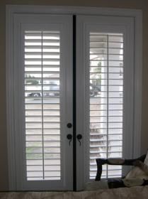 French Door Shutters — Oxnard, CA — Woodcraft Shutters
