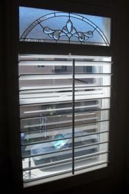 Stained Glass Insert Panels — Oxnard, CA — Woodcraft Shutters