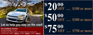 Automotive Coupons — Qualifying Service Offer in Plymouth, MN