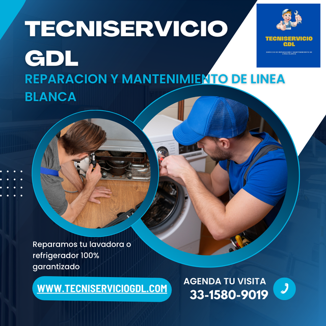 Reparación de lavadoras y refrigeradores Tecniservicio Guadalajara Reparación de lavadoras y refrigeradores Tecniservicio Guadalajara