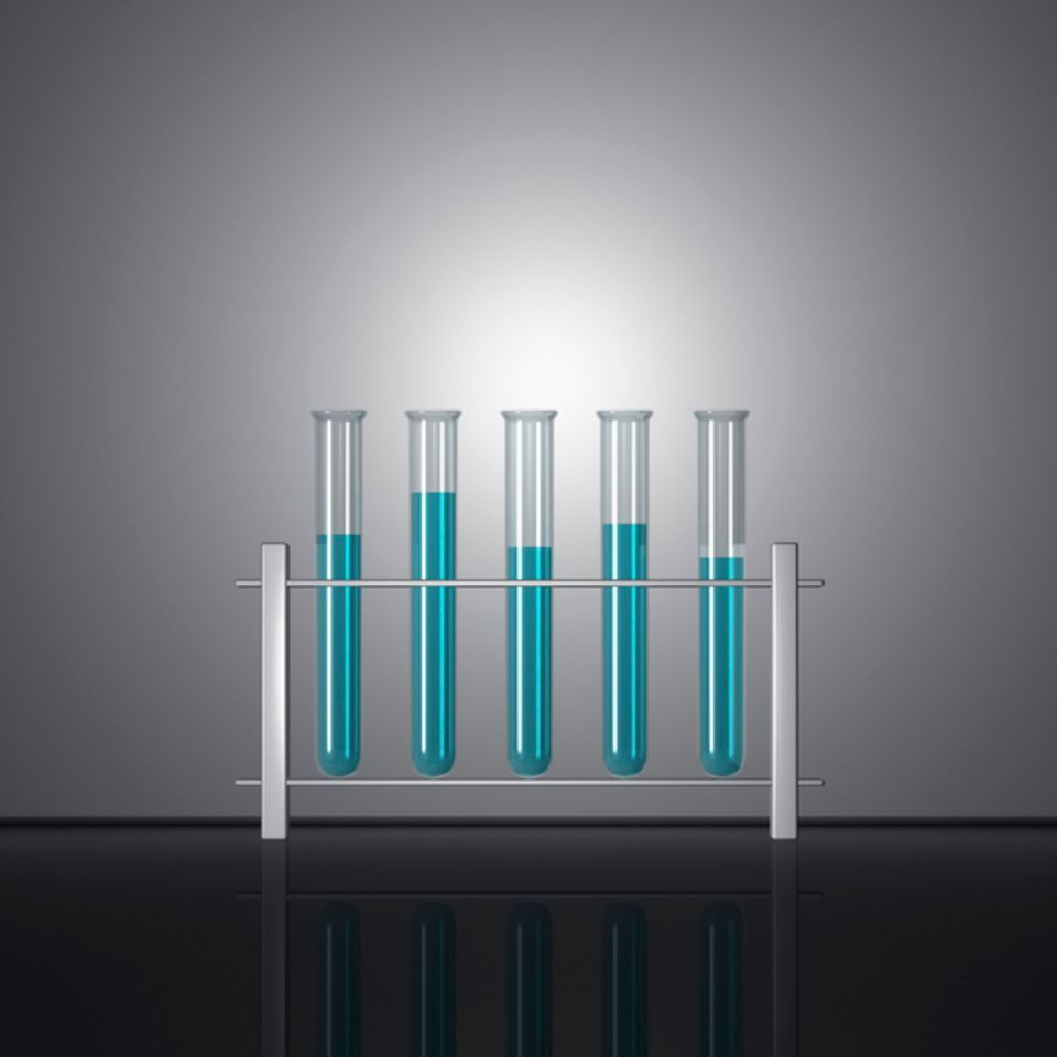 Provette con campioni