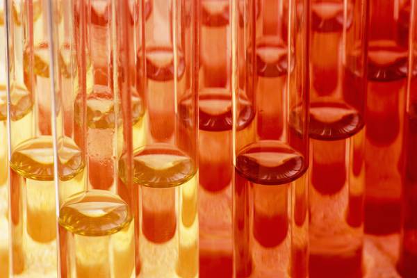 Primo piano provette