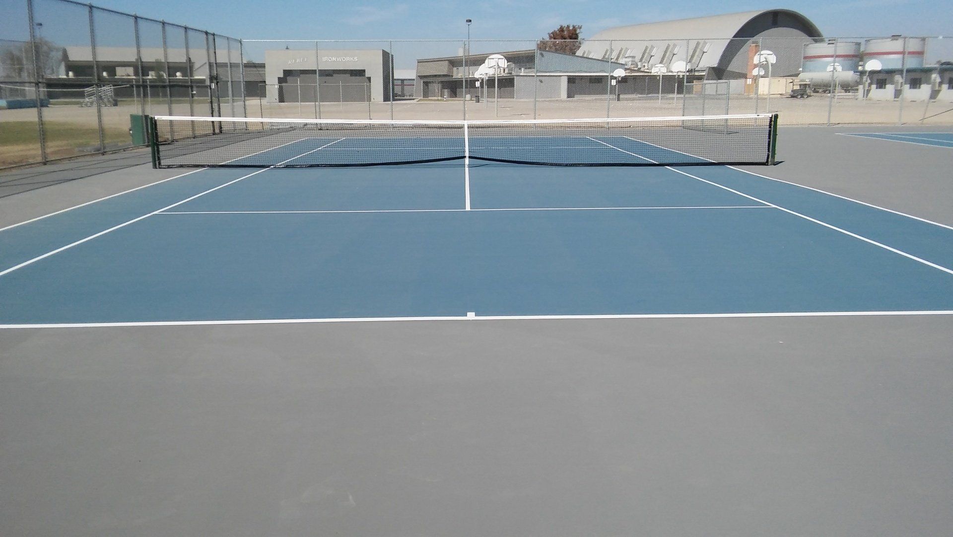 Blue Tennis Court — Bakersfield, CA — Supreme Courts