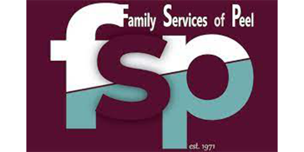 A logo for family services of peel is shown