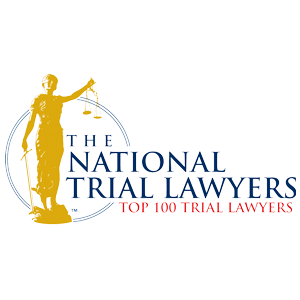 The National Trial Lawyers Top 100 Trial Lawyers logo.