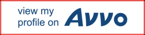 The logo for Avvo ratings guidance the right lawyer.