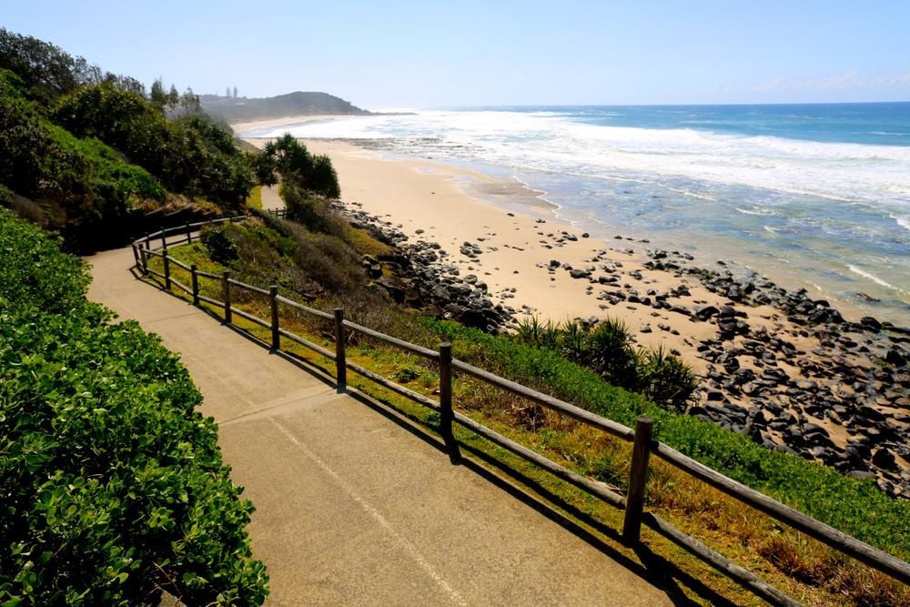 A Path Leading To A Beach With A Wooden Fence — JBS Mobile In Ballina, NSW